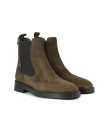 BOTA MARRÓN DE MUJER EN SERRAJE CON TACÓN ALPE CAMDEN 5219-1146