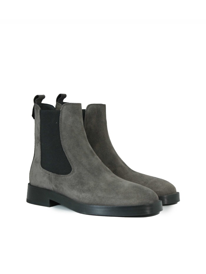 BOTÍN DE MUJER EN SERRAJE PLANO ALPE CAMDEN 5283-1134 GRIS