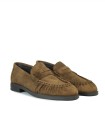 ZAPATO MOCASÍN EN PIEL DE SERRAJE ALPE 5328-1103 MARRÓN