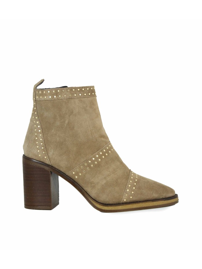 BOTÍN EN TENDENCIA CON TACÓN MEDIO ALPE 5449-1109 TAUPE