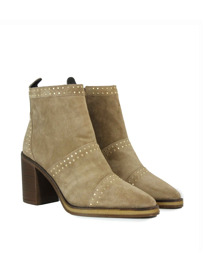 BOTÍN EN TENDENCIA CON TACÓN MEDIO ALPE 5449-1109 TAUPE