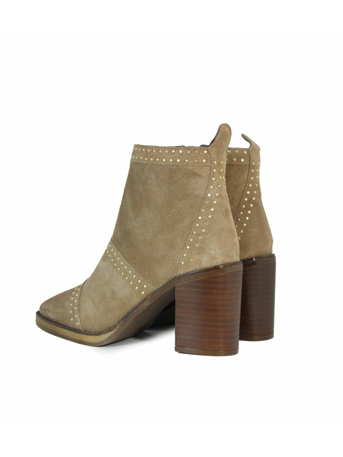 BOTÍN EN TENDENCIA CON TACÓN MEDIO ALPE 5449-1109 TAUPE