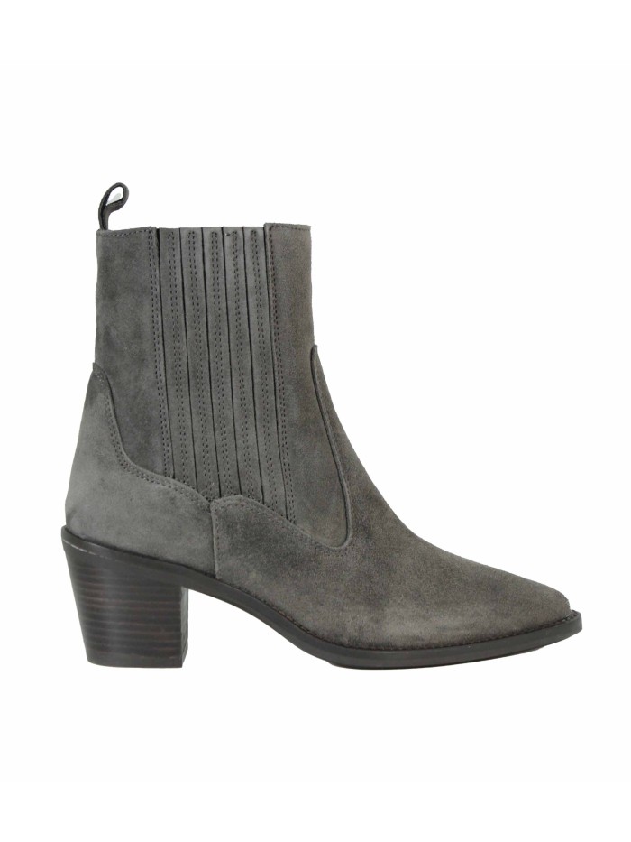 BOTINES COWBOY MUJER DE TACÓN ALPE 2581-1134 GRIS