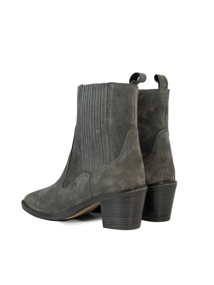 BOTINES COWBOY MUJER DE TACÓN ALPE 2581-1134 GRIS