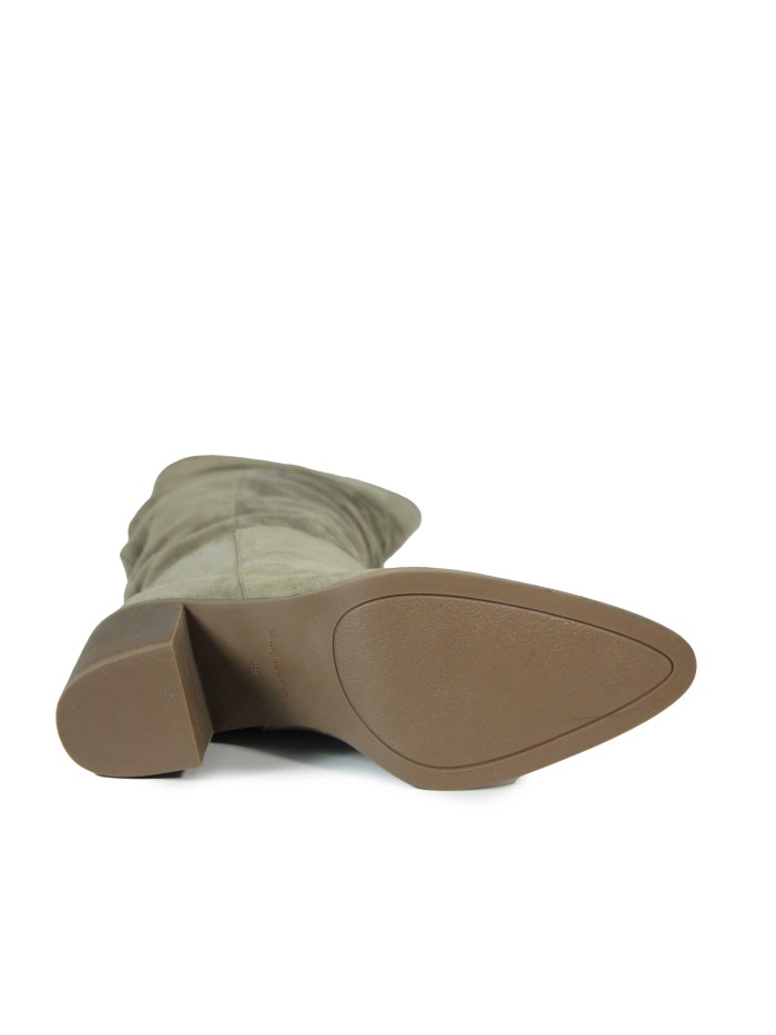 BOTA DE MUJER EN SERRAJE CON TACÓN ALPE CAMDEN 5219-1137 TAUPE