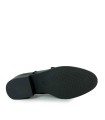 ZAPATO DE PIEL CON HEBILLAS DE MUJER APLAUSO SIERRA 36300 NEGRO