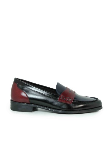 ZAPATO MOCASÍN ELEGANTE PLANO APLAUSO 22539 NEGRO
