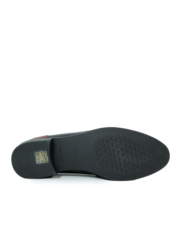 ZAPATO MOCASÍN ELEGANTE PLANO APLAUSO 22539 NEGRO
