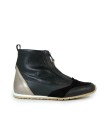 BOTÍN DEPORTIVO CON CREMALLERA APLAUSO NIN COMBI B NEGRO