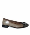 ZAPATOS ESTILO BAILARINA PLANO DE CHAROL 4860 MULTICOLOR