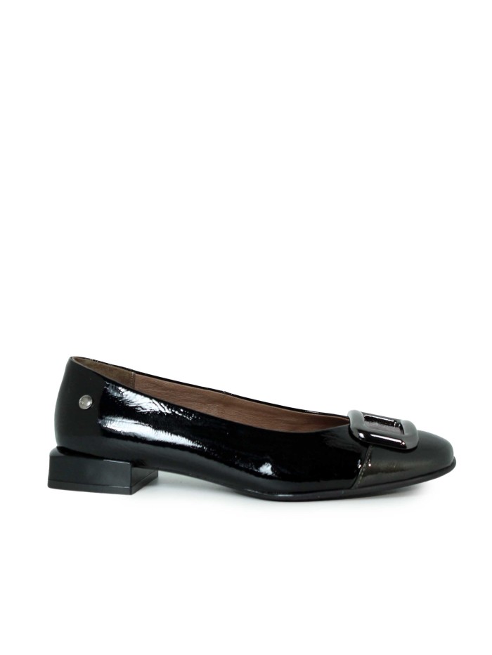 ZAPATOS PLANOS DE CHAROL APLAUSO 4860 NEGRO
