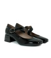 ZAPATO DE TACÓN MARY JANE TAUPE DE CHAROL APLAUSO 9996