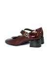 ZAPATO DE TACÓN MARY JANE TAUPE DE CHAROL APLAUSO 9996