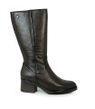 BOTAS DE TACÓN MEDIO APLAUSO 4364 NEGRO