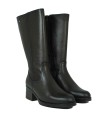 BOTAS DE TACÓN MEDIO APLAUSO 4364 NEGRO