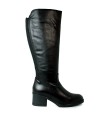 BOTAS DE PIEL TACÓN BAJO  APLAUSO 4362 NEGRO