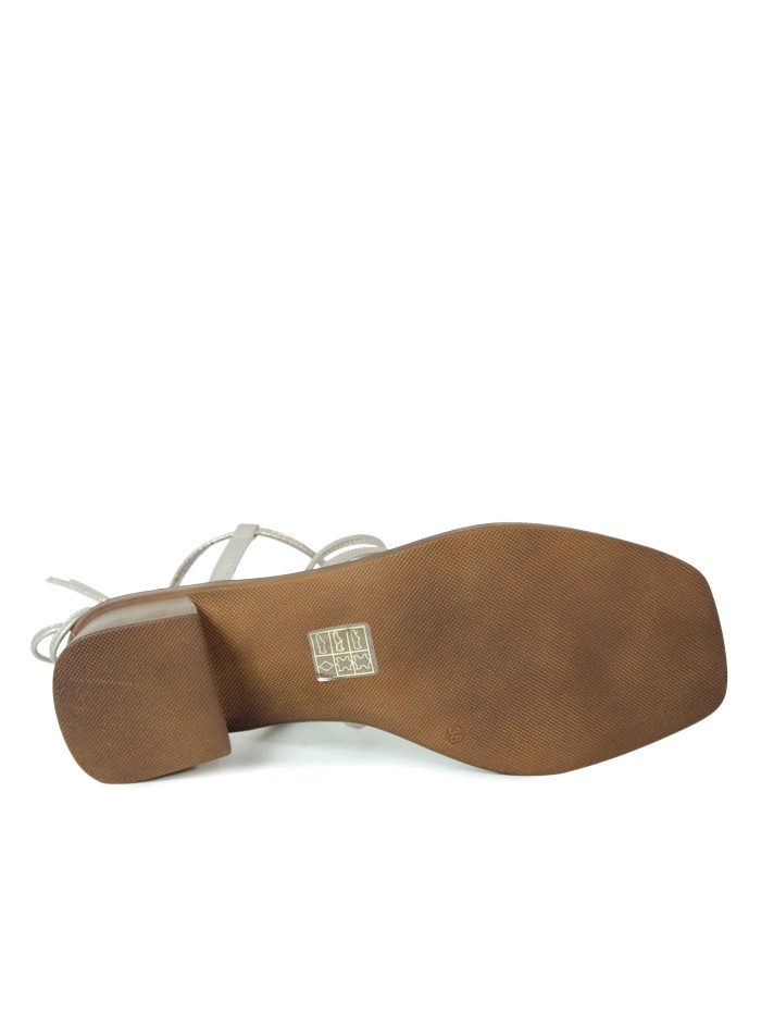 SANDALIAS DE TACÓN PLANTILLA DE GEL 2790 APLAUSO ORO