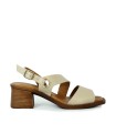 SANDALIAS DE TACÓN PLANTILLA DE GEL APLAUSO 2791 TAUPE