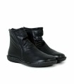 BOTÍN PLANO DE PIEL NEGRO APLAUSO 7236 NEGRO