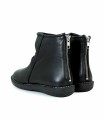 BOTÍN PLANO DE PIEL NEGRO APLAUSO 7236 NEGRO