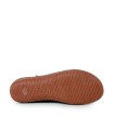 BOTÍN DE PIEL CON CORDONES PLANO APLAUSO 7210R NEGRO