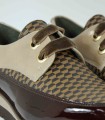BLUCHER DE MUJER EN CHAROL MARRÓN APLAUSO ANGEL 006