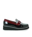 MOCASINES DE CHAROL NEGRO PARA MUJER APLAUSO HELLEN 006
