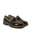 MOCASINES CON ANTIFAZ ESTAMPADOS PATA DE GALLO APLAUSO NOEL 019