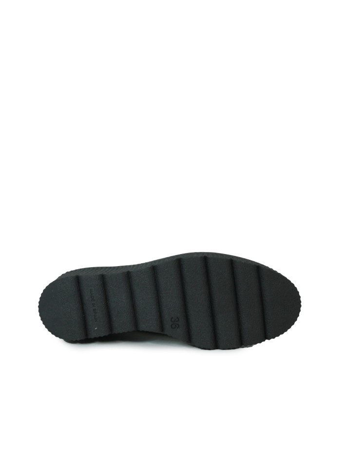 BOTINES DE CUÑA CON CREMALLERA PARA MUJER APLAUSO SOLE 005 BLANCO