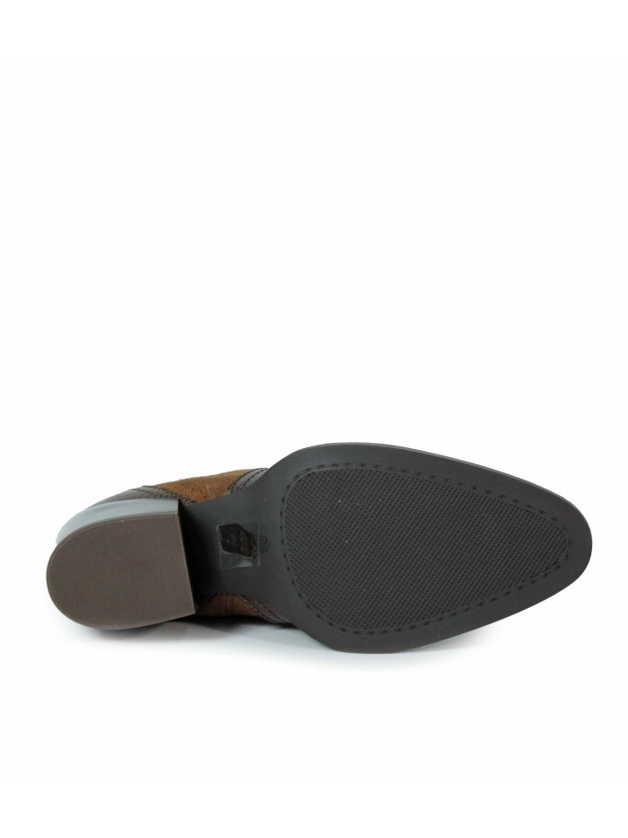 BOTA MARRÓN DE PIEL EN TENDENCIA PARA MUJER APLAUSO BECCA MARRÓN