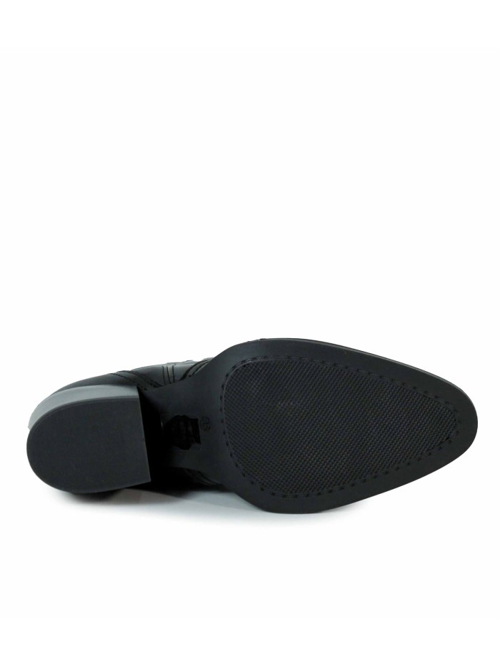 BOTA DE MUJER EN TENDENCIA DE PIEL APLAUSO JULENE NEGRO
