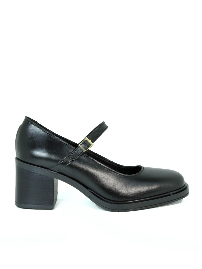 ZAPATO ESTILO MARY JANE CON TACÓN APLAUSO 5805 NEGRO