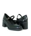 ZAPATO ESTILO MARY JANE CON TACÓN APLAUSO 5805 NEGRO