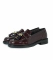 MOCASÍN DE CHAROL EN TENDENCIA APLAUSO 4823 BURDEOS
