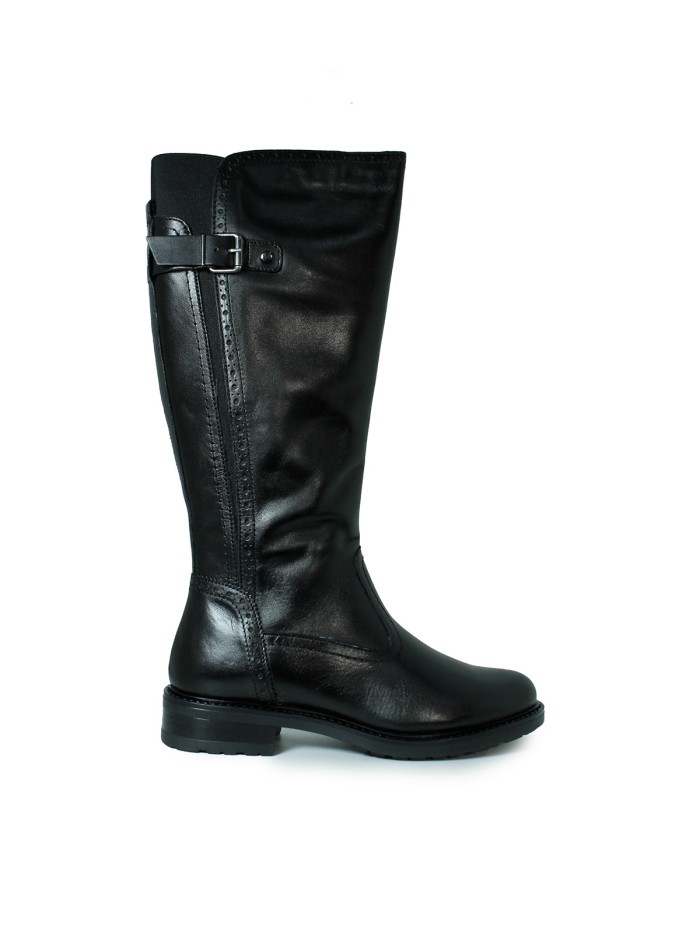 BOTA DE CAÑA ALTA CON HEBILLA APLAUSO LOR38 NEGRO