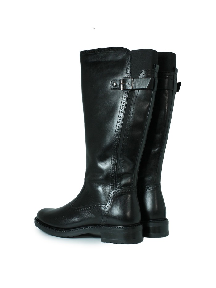 BOTA DE CAÑA ALTA CON HEBILLA APLAUSO LOR38 NEGRO