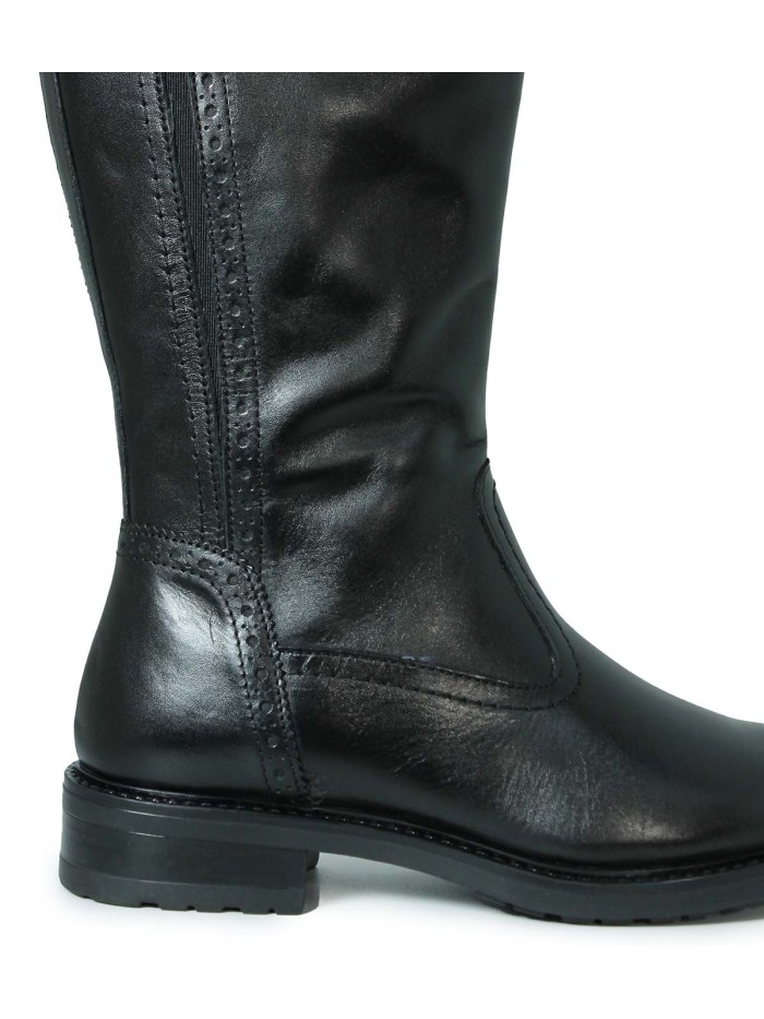 BOTA DE CAÑA ALTA CON HEBILLA APLAUSO LOR38 NEGRO
