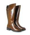 BOTA CAÑA ALTA DE PIEL APLAUSO LOR38 CUERO