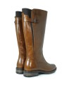 BOTA CAÑA ALTA DE PIEL APLAUSO LOR38 CUERO