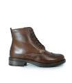 BOTA MUJER CON CORDONES APLAUSO LOR46 CUERO