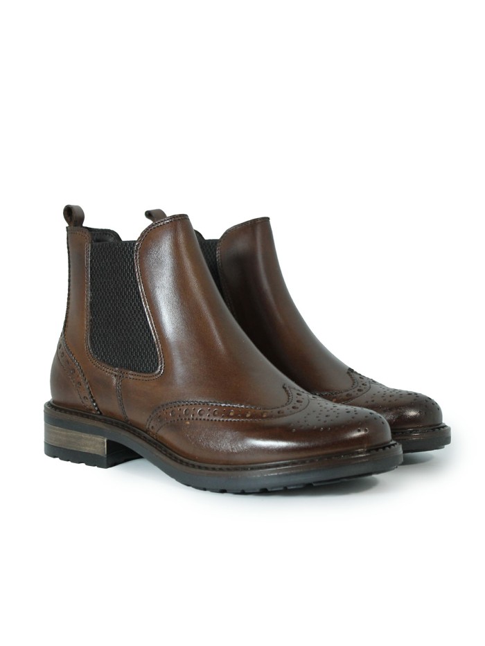 BOTA MUJER EN TENDENCIA APLAUSO LOR47 CUERO