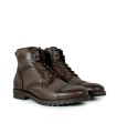 BOTA MILITAR DE CUERO APLAUSO LOR49 MARRÓN