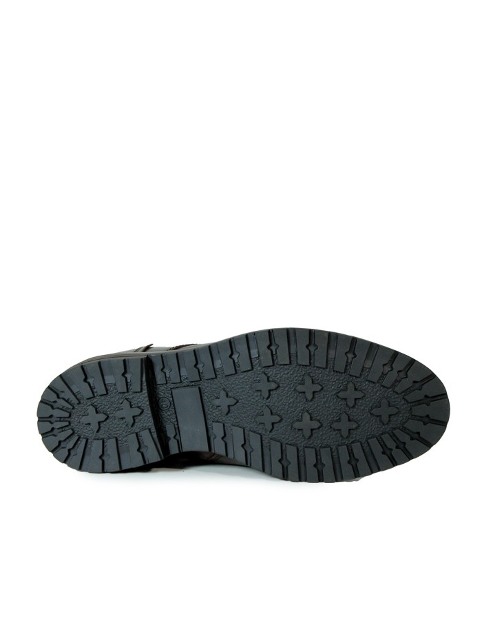 BOTA MILITAR DE CUERO APLAUSO LOR49 MARRÓN