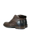 BOTA DE CUERO CON CORDONES APLAUSO LOR50 MARRÓN