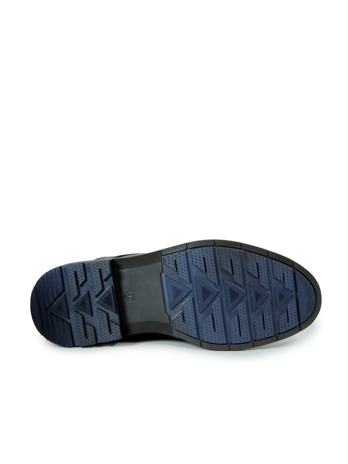 BOTA DE CUERO CON CORDONES APLAUSO LOR50 MARRÓN