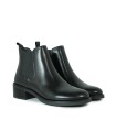 BOTÍN CHELSEA DE PIEL APLAUSO LOR42 NEGRO