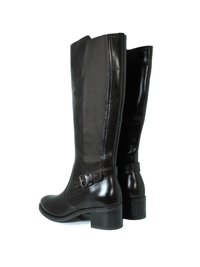 BOTA ALTA CON HEBILLA APLAUSO LOR36 NEGRO