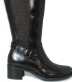 BOTA ALTA CON HEBILLA APLAUSO LOR36 NEGRO