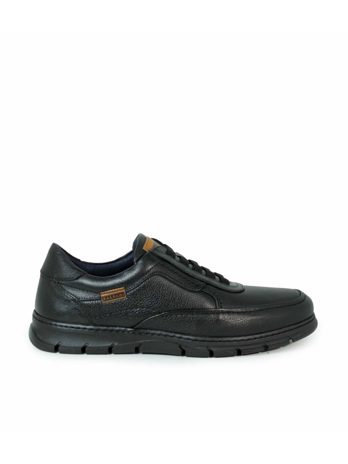 ZAPATOS DEPORTIVOS DE PIEL BAERCHI 4192 NEGRO