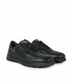 ZAPATOS DEPORTIVOS DE PIEL BAERCHI 4192 NEGRO